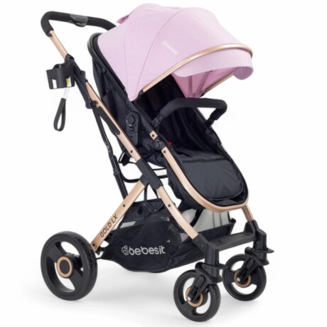 Coche VOX GOLD, Ruedas todo terreno, Asiento 2 en 1 con Moises, Bebesit color Rosa Coche VOX GOLD, Ruedas todo terreno, Asiento 2 en 1 con Moises, Bebesit color Rosa