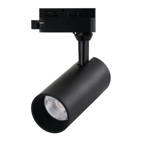 CABEZAL LED P/ RIEL MONOFASICO ALIRE NEW 24W 3000K NEGRO 24G CABEZAL LED P/ RIEL MONOFASICO ALIRE NEW 24W 3000K NEGRO 24G