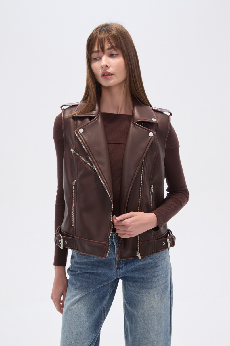 Chaleco Palmel - Chocolate 