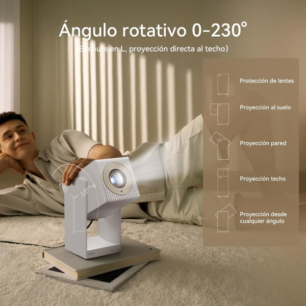Proyector Wanbo Cube 2 Pro Android 1gb Ram 8gb BLANCO