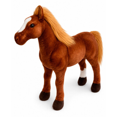 Peluche Caballo Marrón 50 Cm Peluche Caballo Marrón 50 Cm