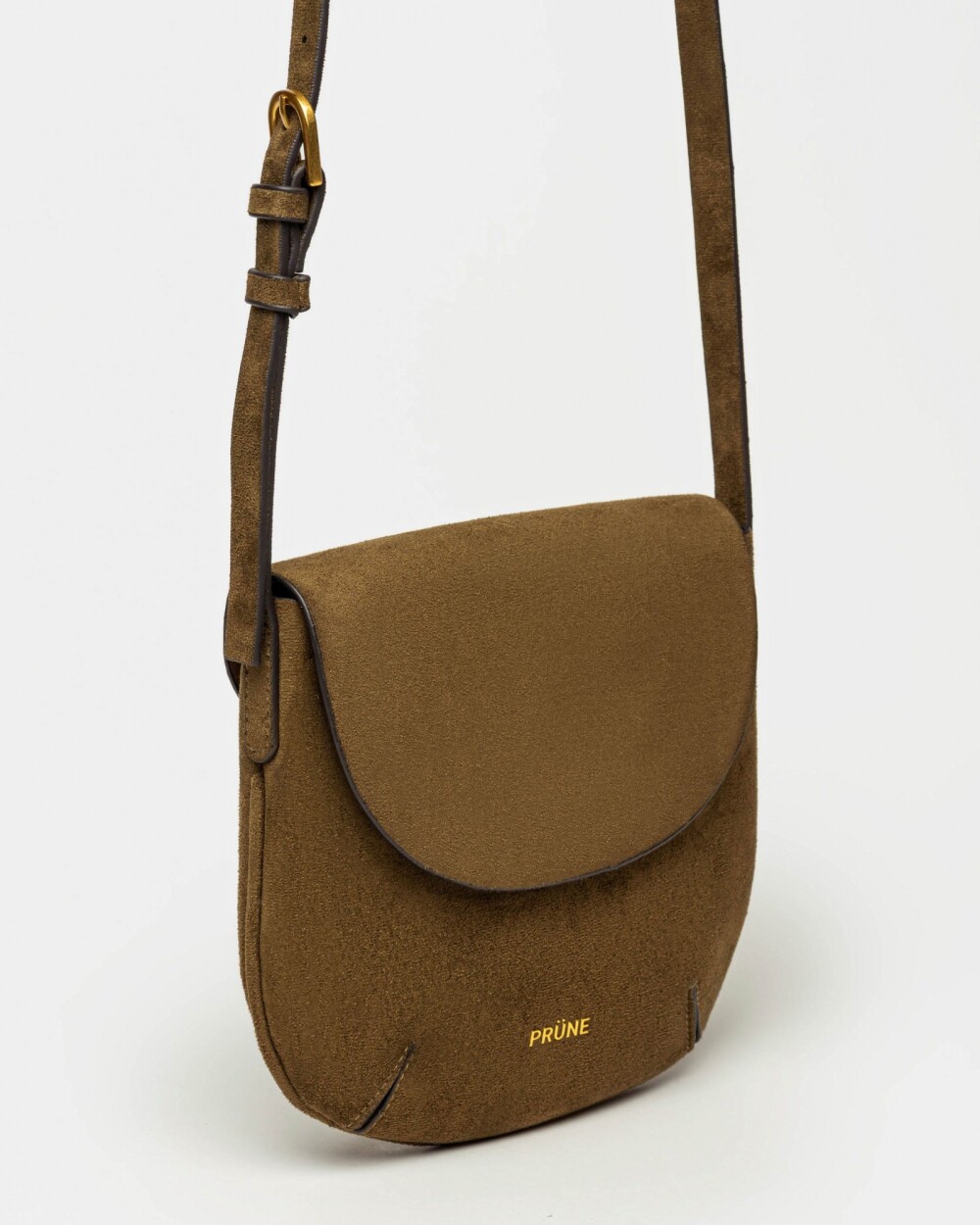 Mini Bag Mod en efecto gamuza Verde