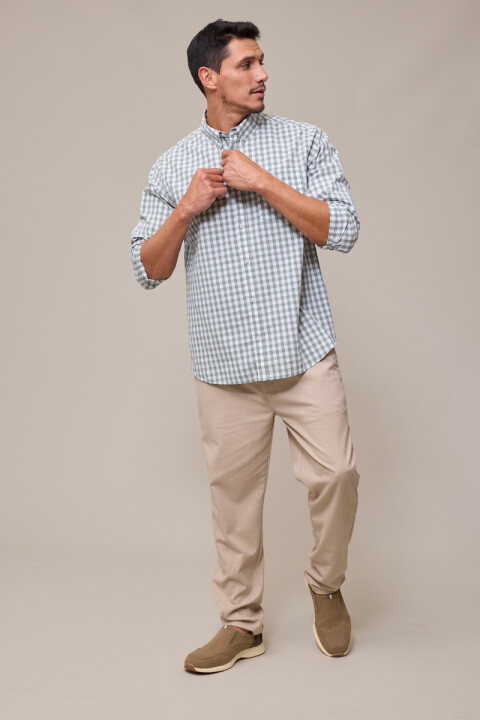 CAMISA M/C ROVIGO POLANCO Verde Cuadros