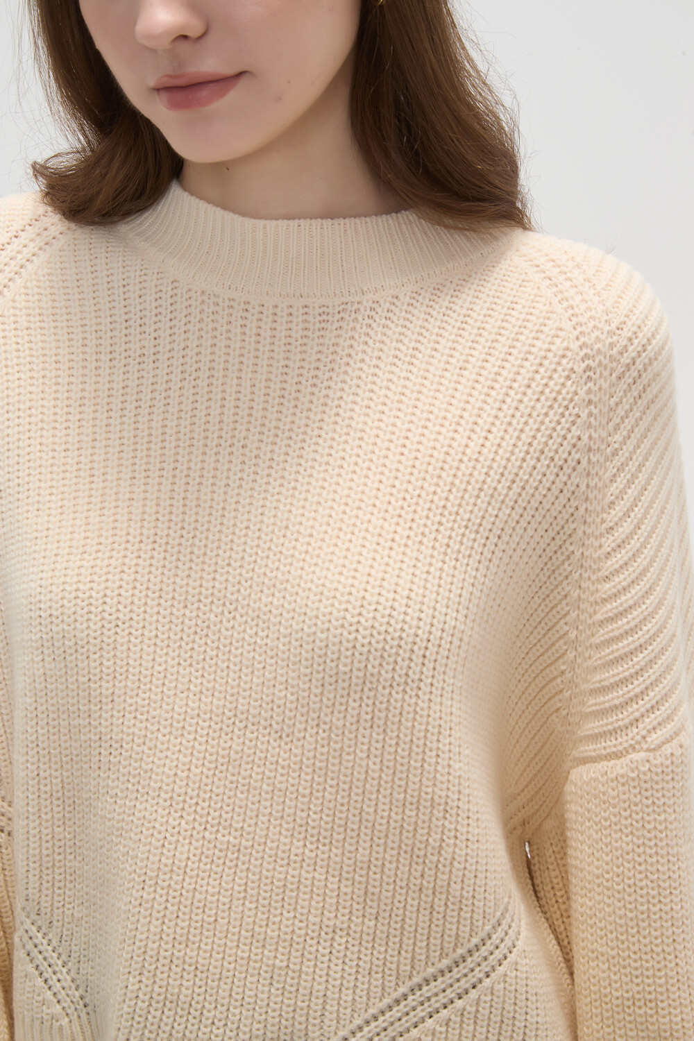 Sweater Tiros Crudo / Natural