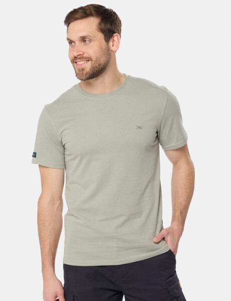 REMERA LISA DE ALGODÓN Pistacho