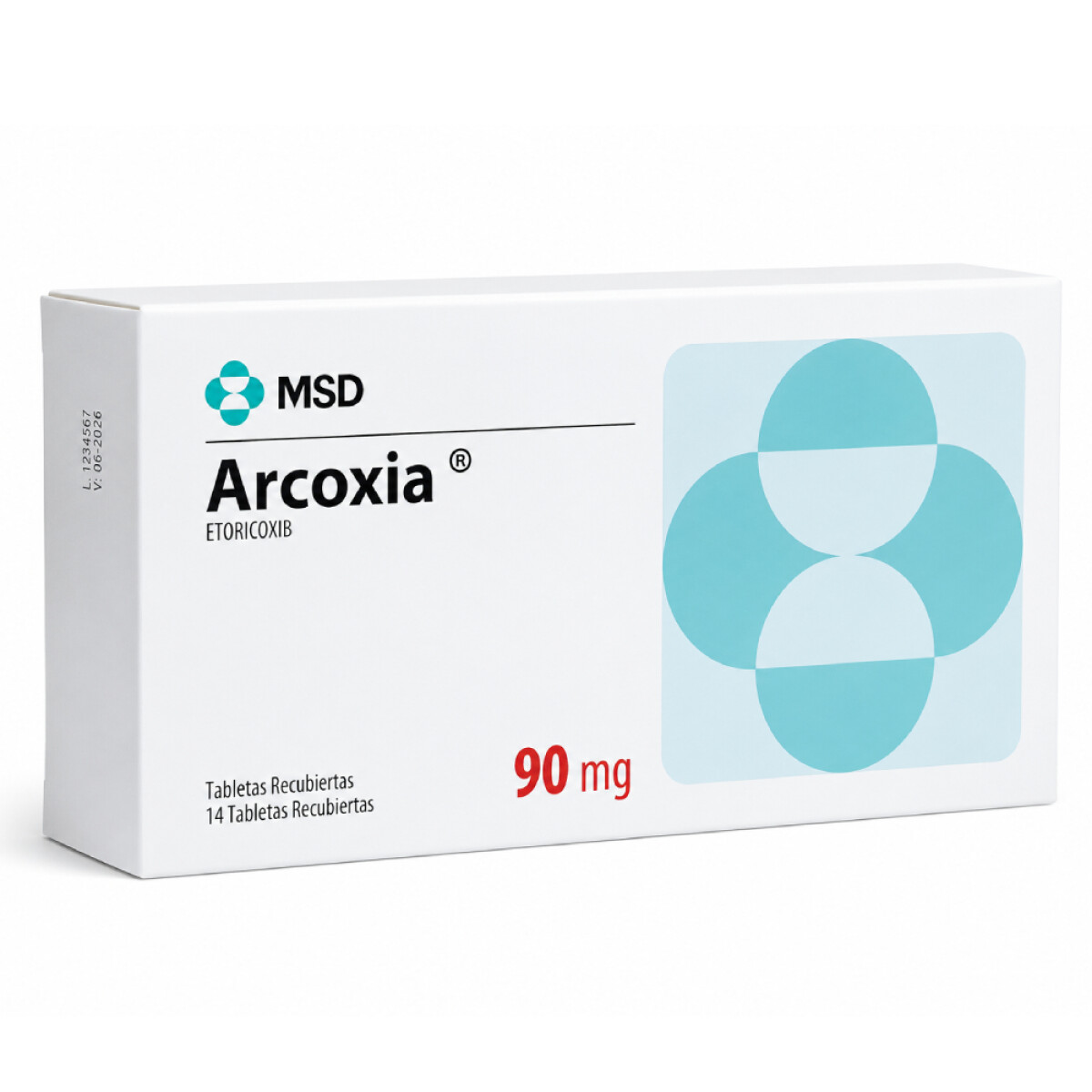 Arcoxia 90mg 14 Tabletas 