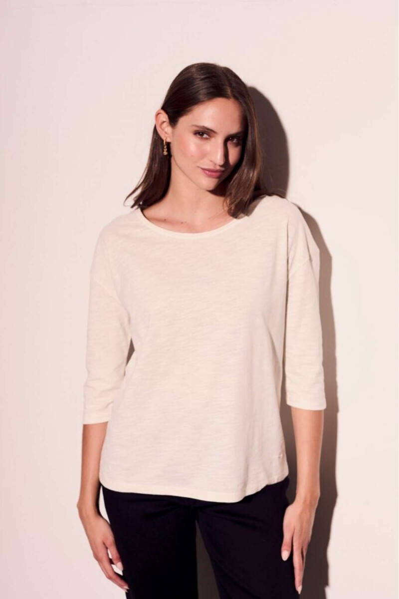 Remera Algodón - Nácar 