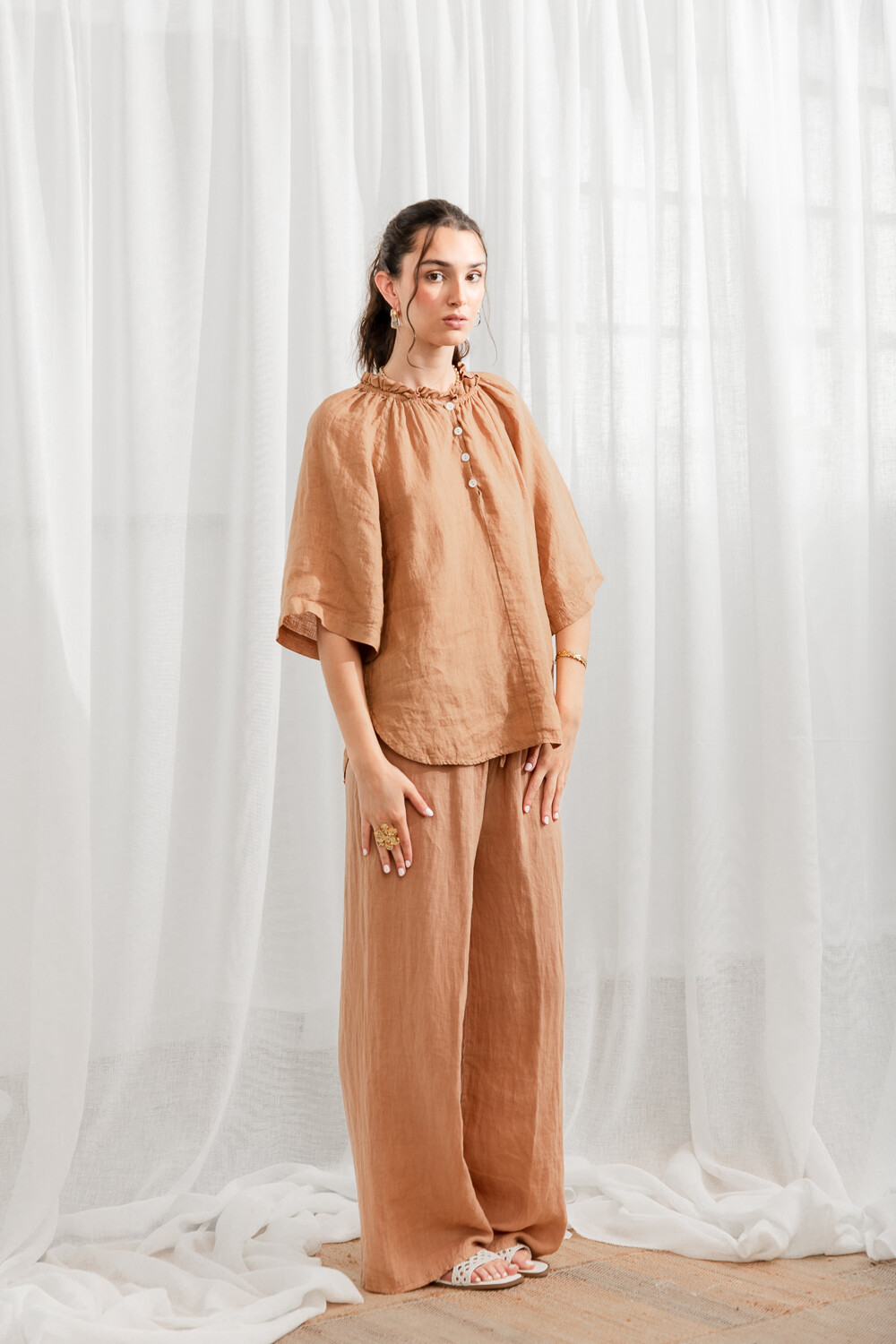 Pantalon Giuseppe Camel