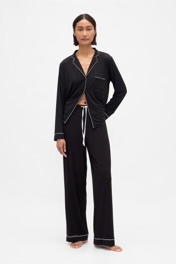 Pijama Pantalón De Modal Mujer Black