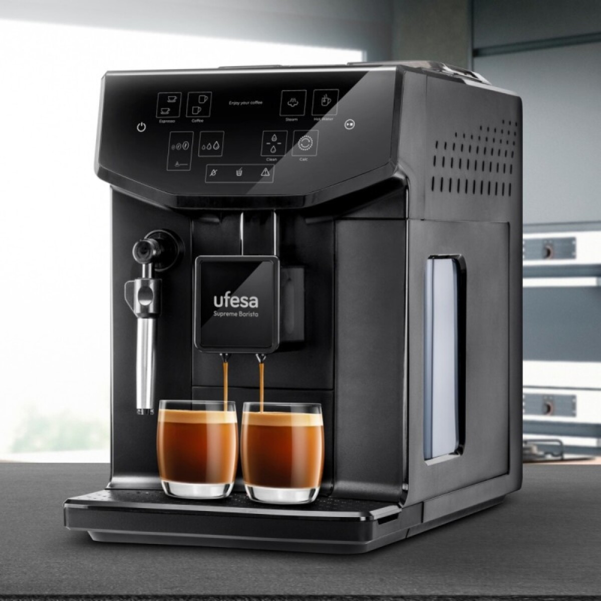 Cafetera Espresso Ufesa CE8121 Supreme Barista Automática - 001 