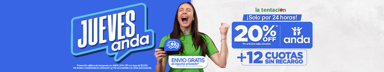 Jueves de ANDA - 20% OFF
