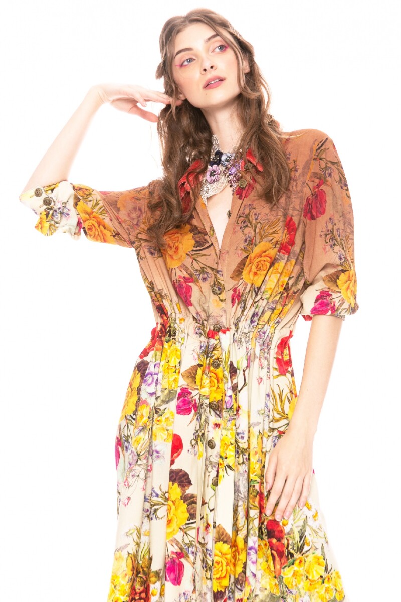FLORAL BEAUTY DRESS Multicolor