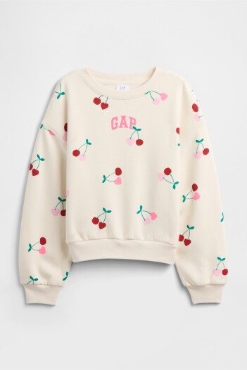 Buzo Deportivo Niña Cherry Print