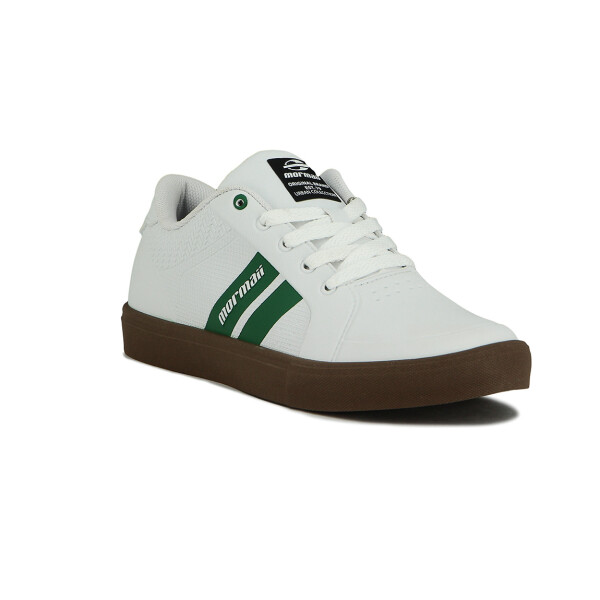 Mormaii Calzado Casual Acordonado Urban Stripe 3 Blanco-verde