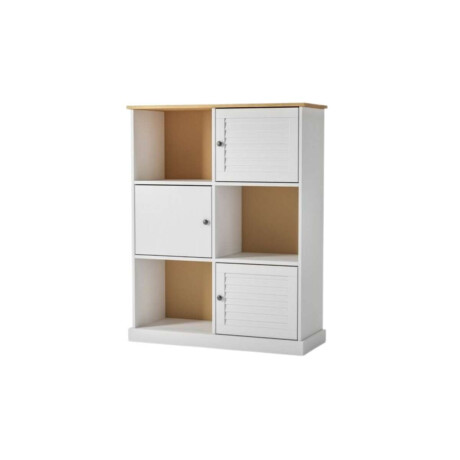 Estanteria 3 Puertas Li­nea Valenciana Blanco