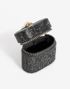 Rega Varios Llavero Y Charm Estuche Strass Negro - Negro