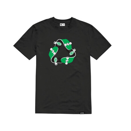 REMERA ETNIES RECYCLE SK8 Black