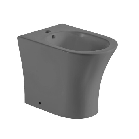 BIDET CON TRANSFERENCIA ANORI GRIS MATE LOZA SANITARIA BAÑO 000