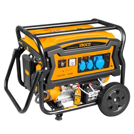 GENERADOR 7.5 KW ARRANQUE ELECTRICO INGCO GE75006 AMARILLO-NEGRO