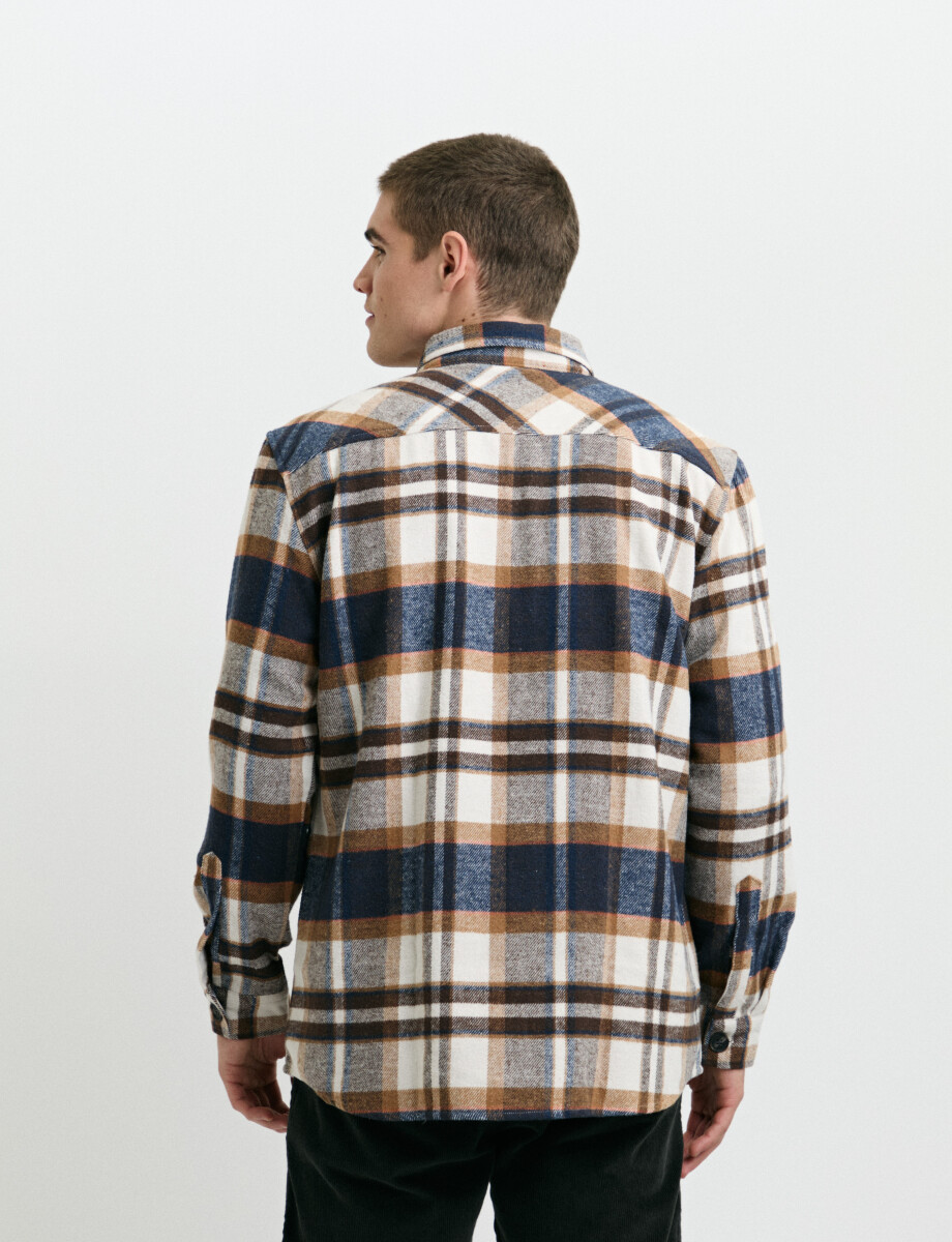 300568 SOBRECAMISA HARRY Ladrillo
