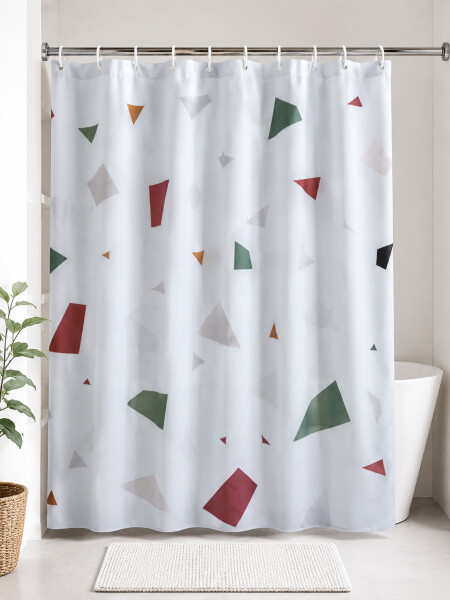 CORTINA BAÑO MULTICOLOR