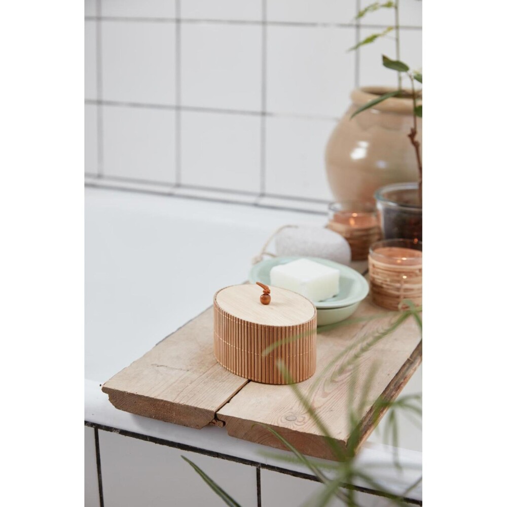 CAJA ORG OVAL BAMBÚ BAMBU NATURAL-BEIGE 1272