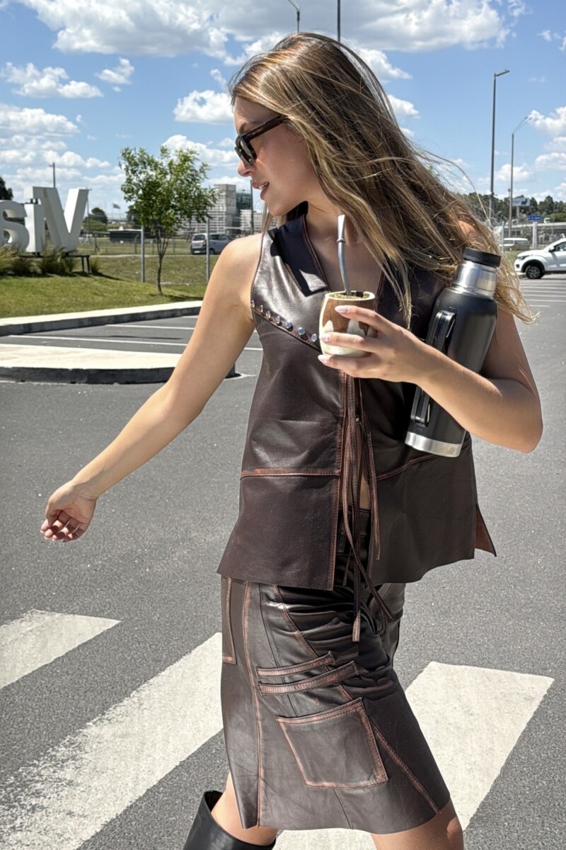 Chaleco Stein - MARRON 