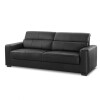 Sofa 3 Cuerpos Cuero Sublime Negro Sofa 3 Cuerpos Cuero Sublime Negro