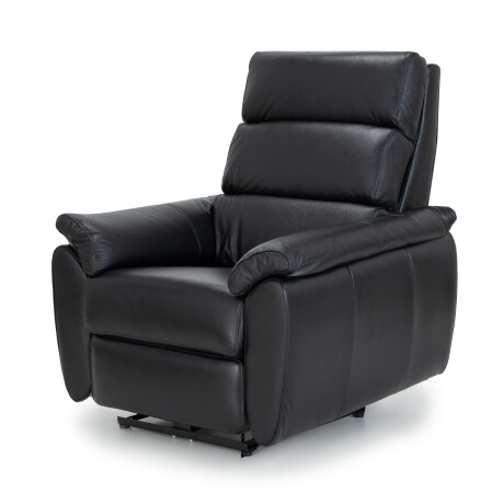 Butaca Latifa (Reclinable eléctrica) - Cuero Básico 455 (Negro)
