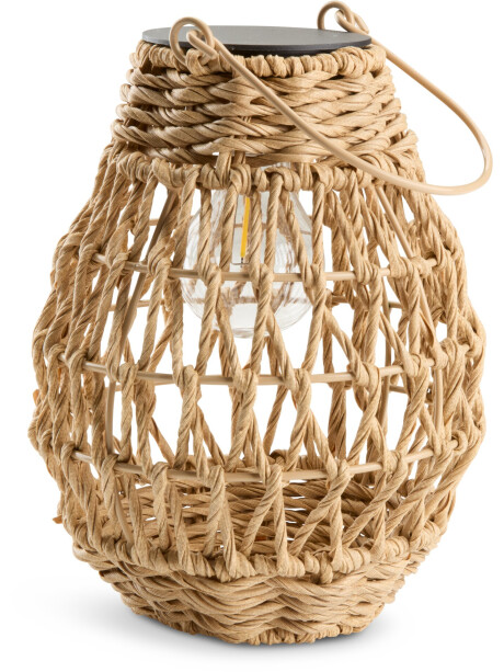 Lámpara pilas BREMSE Ø18x22cm natural Lámpara pilas BREMSE Ø18x22cm natural