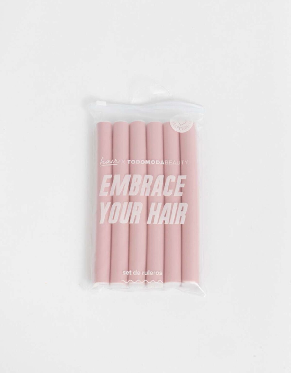 Set De Rizadores De Pelo - Rosa Claro 