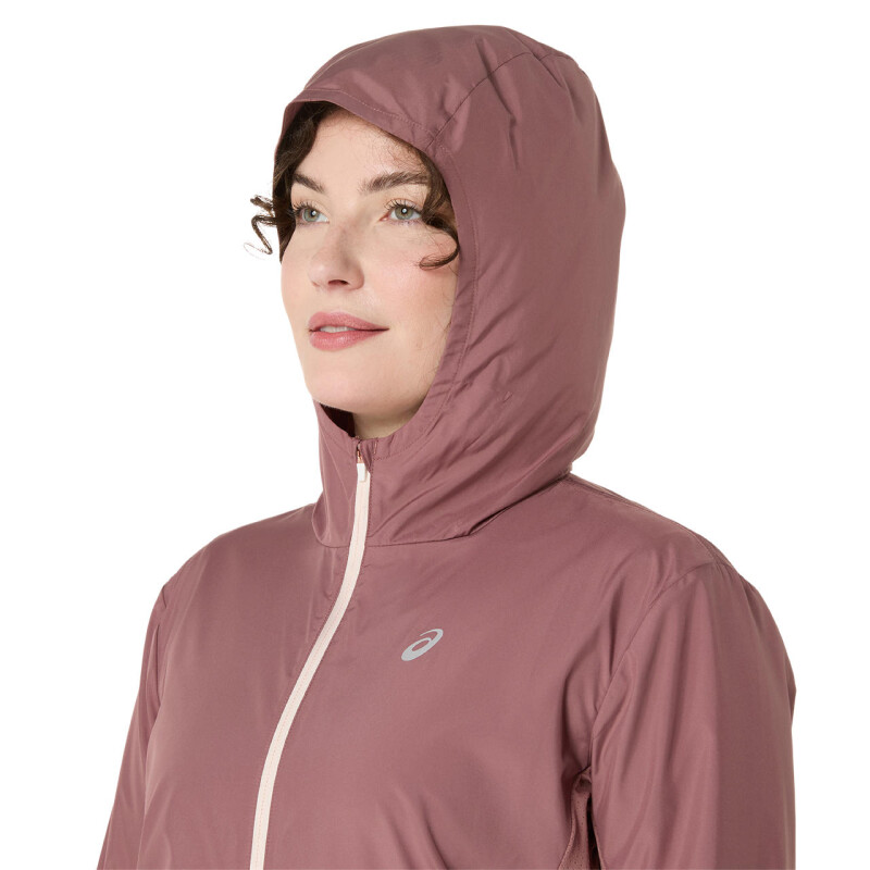 Casaca Running Silver Mujer Rubble Red