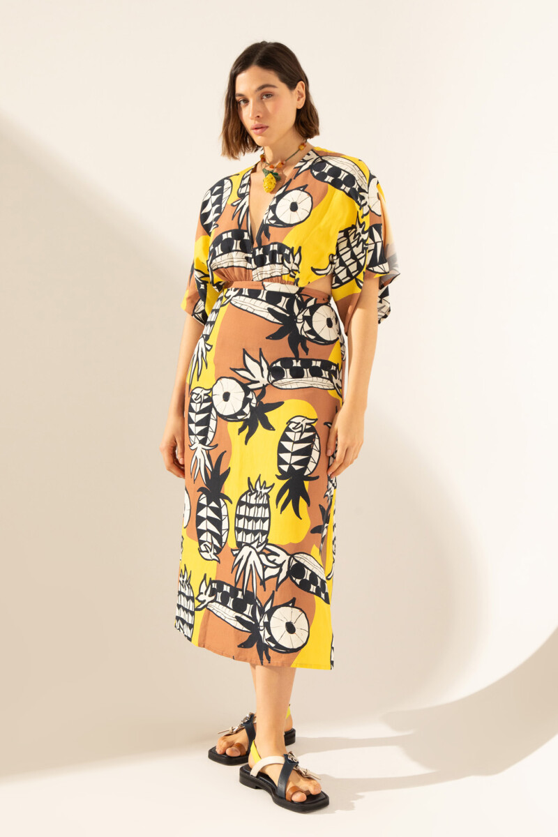 VESTIDO MER Amarillo