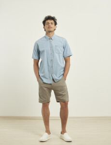 012469 CAMISA HARRY Celeste