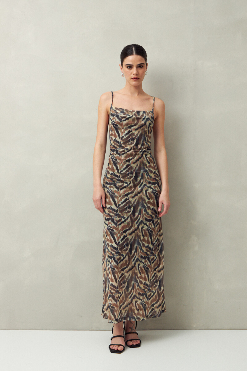 VESTIDO ANORA Animal Print