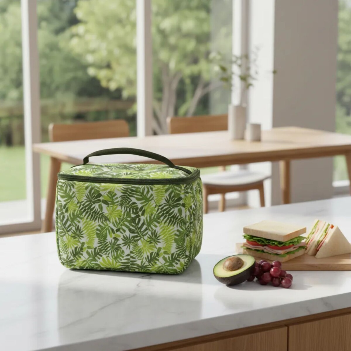 Lunchera H&K Hojas 22x16x18 cm 