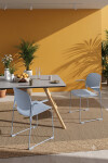 Silla Stacks Arm Gris