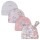 Pack x4 Gorros bunny purple