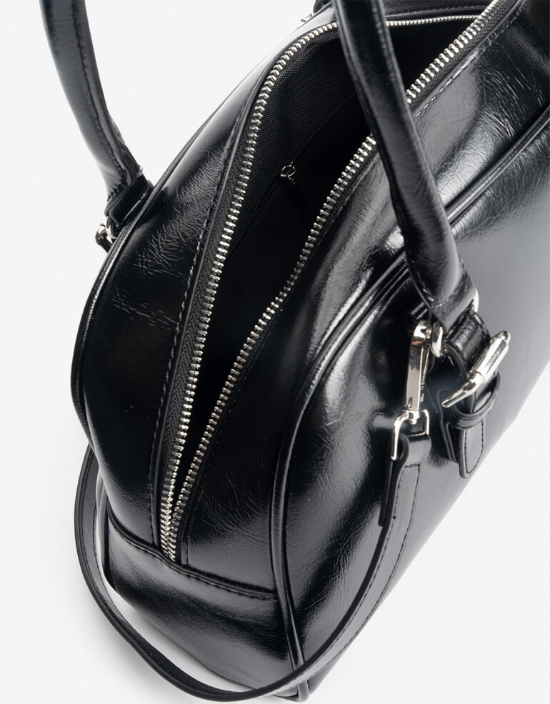 Bowling Cartera Formato Bowling - Negro