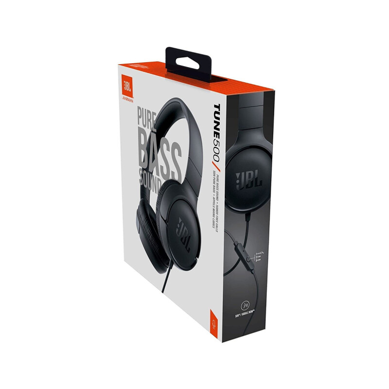 Auriculares JBL Tune 500 color negro Auriculares Jbl Tune 500 Color Negro