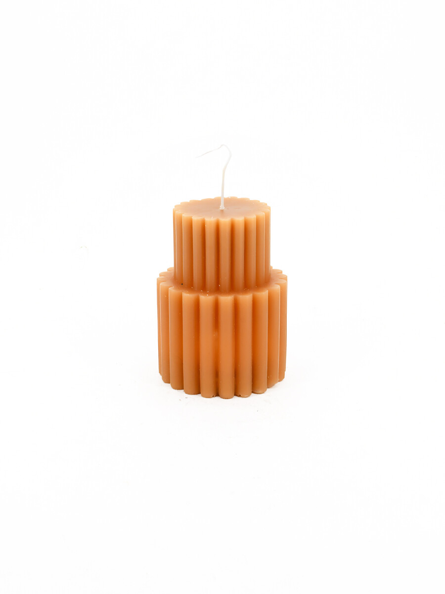 VELA CILINDRO - BEIGE 