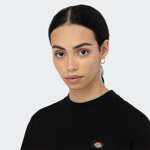 Remera Dickies Oakport Cropped Negro