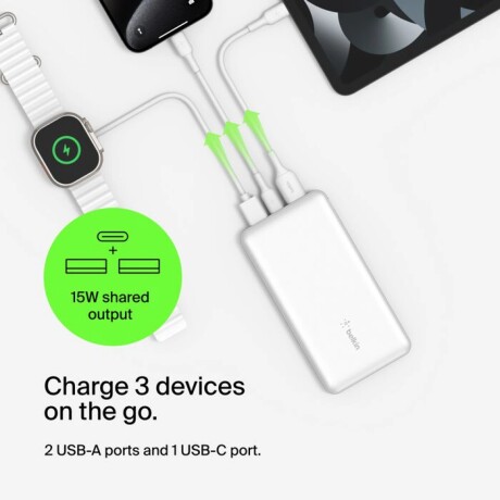 Powerbank Belkin 10k Usb-a & Usb-c Powerbank Belkin 10k Usb-a & Usb-c