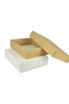 Caja 09 - 30x40x09 cm REVERSIBLE BLANCO MADERA