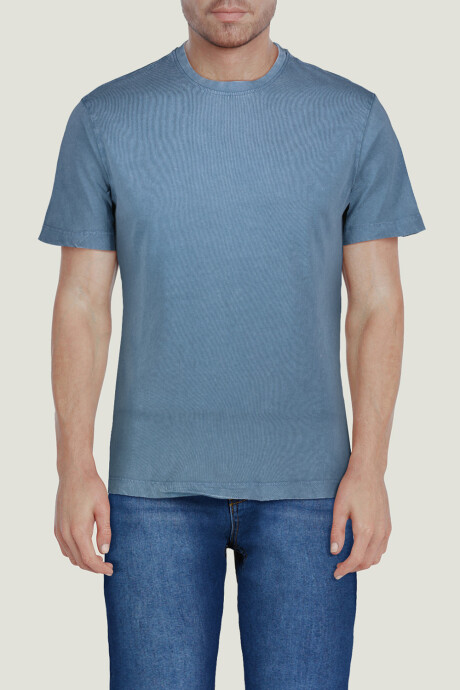 Remera Cappu Azul Grisaceo