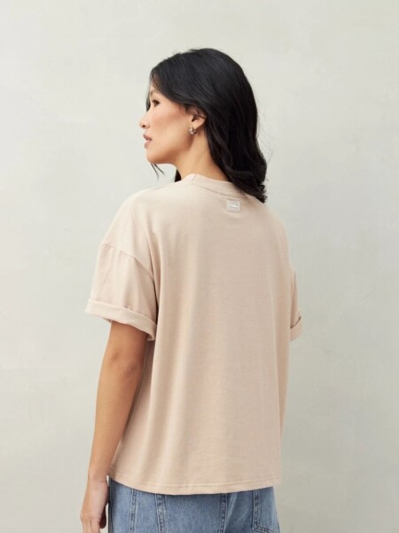 T-SHIRT D.CASSIN ZERICA BEIGE