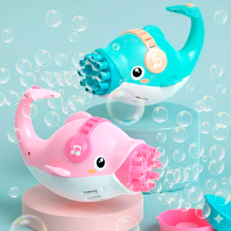 Pistola Ametralladora Eléctrica Tik Tok Diseño Animal Delfin Azul