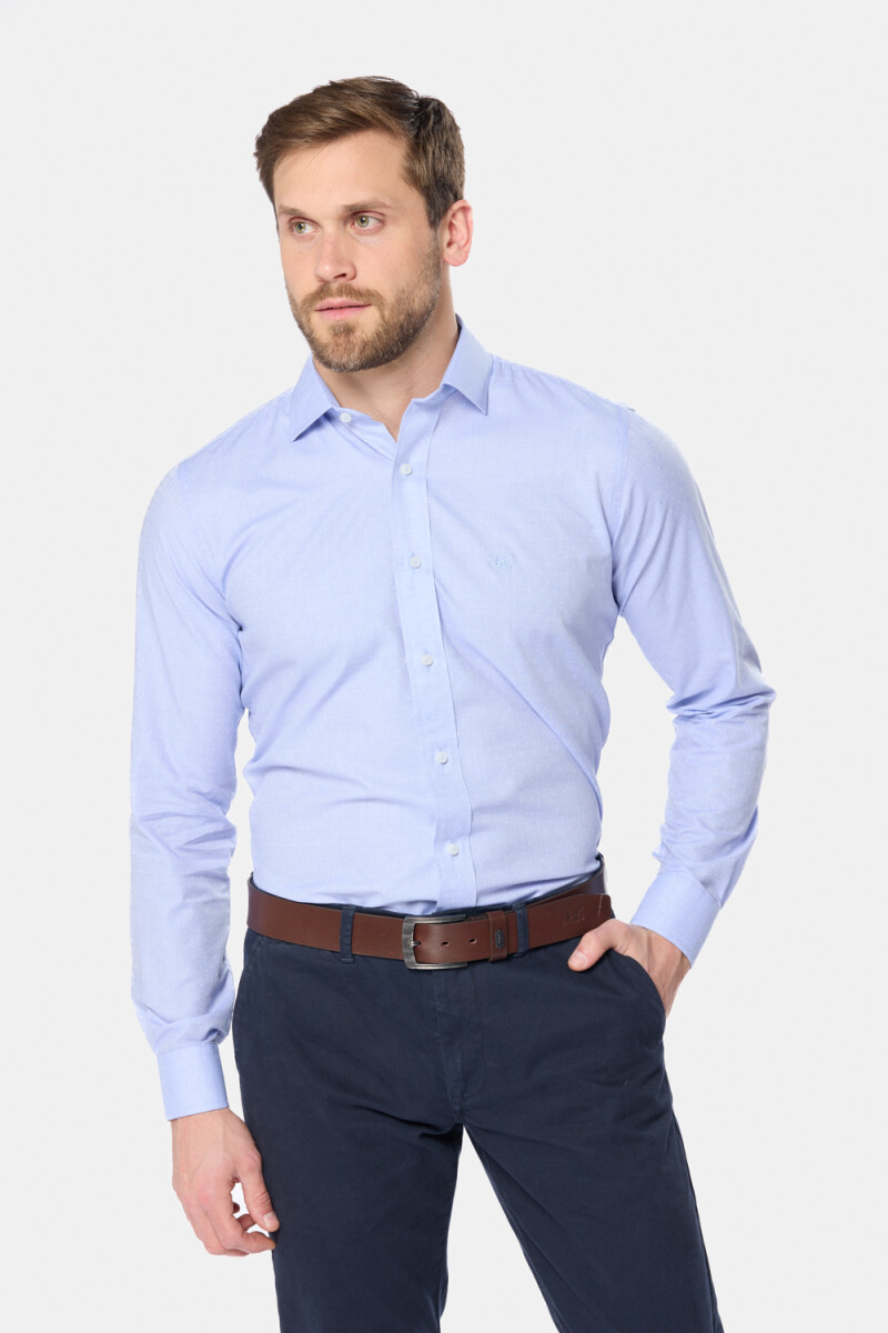 CAMISA FANTASÍA - Celeste 
