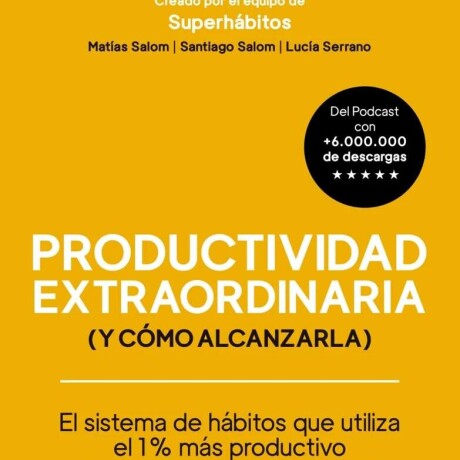 PRODUCTIVIDAD EXTRAORDINARIA PRODUCTIVIDAD EXTRAORDINARIA
