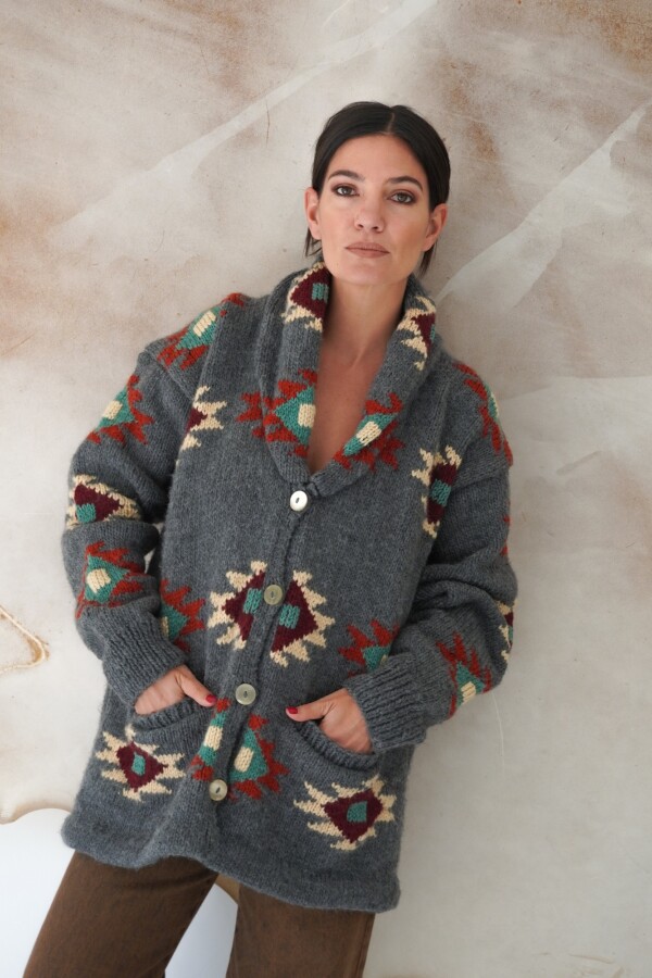Saco Sony Lana Gris